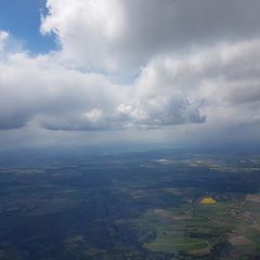 Flugwegposition um 09:58:23: Aufgenommen in der Nähe von Weißenburg-Gunzenhausen, Deutschland in 1717 Meter